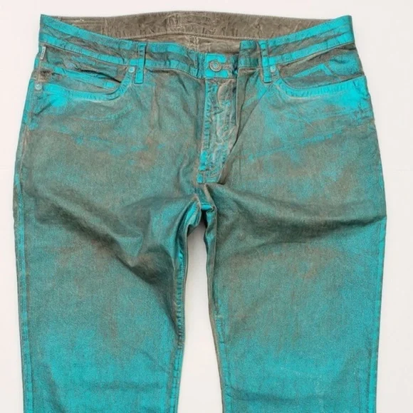 NEW Men's ROBIN'S JEAN Straight Leg Foiled Jeans